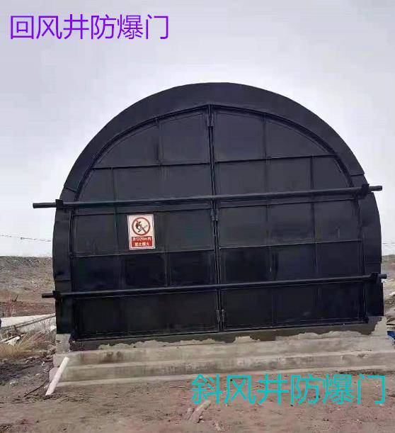 大同斜风井防爆门立井防爆门结构对照量身定制