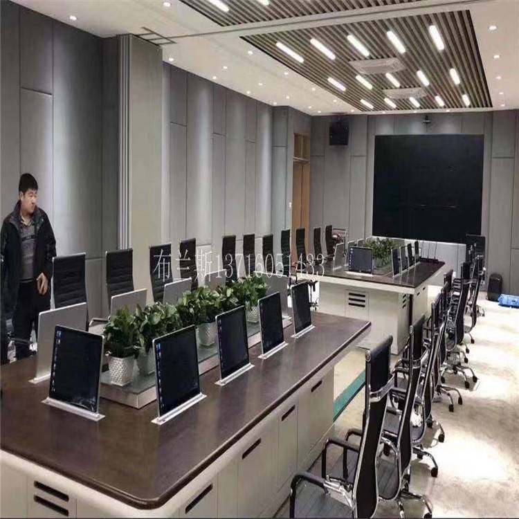 智能电动升降办公桌 升降器会议桌 现代简约会议桌 布兰斯 环保油漆