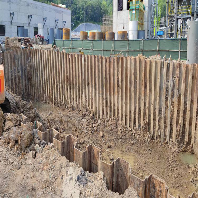 镇江钢板桩打拔机 拉森钢板桩支护施工报价