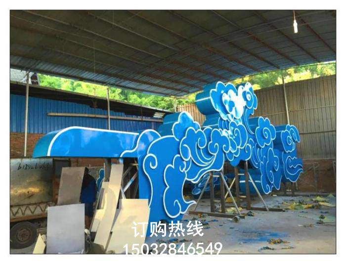 铁艺云梯雕塑 标识雕塑 仿真云梯雕塑厂家
