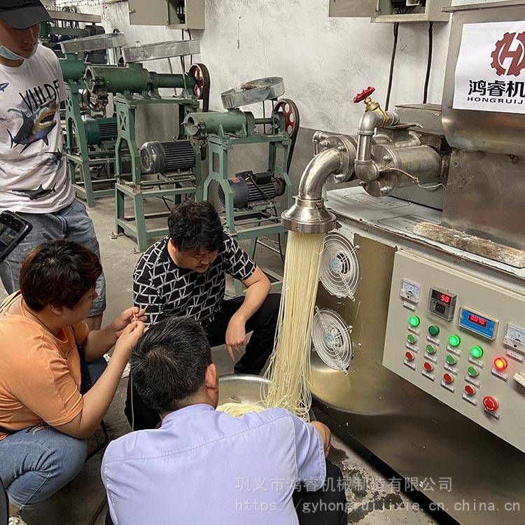 郑州鲜榨米线机米粉机厂家全自动仪表操作性能良好
