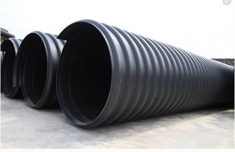 云南省红河州弥勒县HDPE钢带增强波纹管-HDPE缠绕波纹管-钢带缠绕管