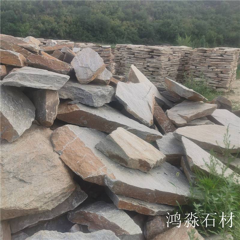 赞皇 块石挡土墙 自然面砌墙石直供 浆砌片石直供