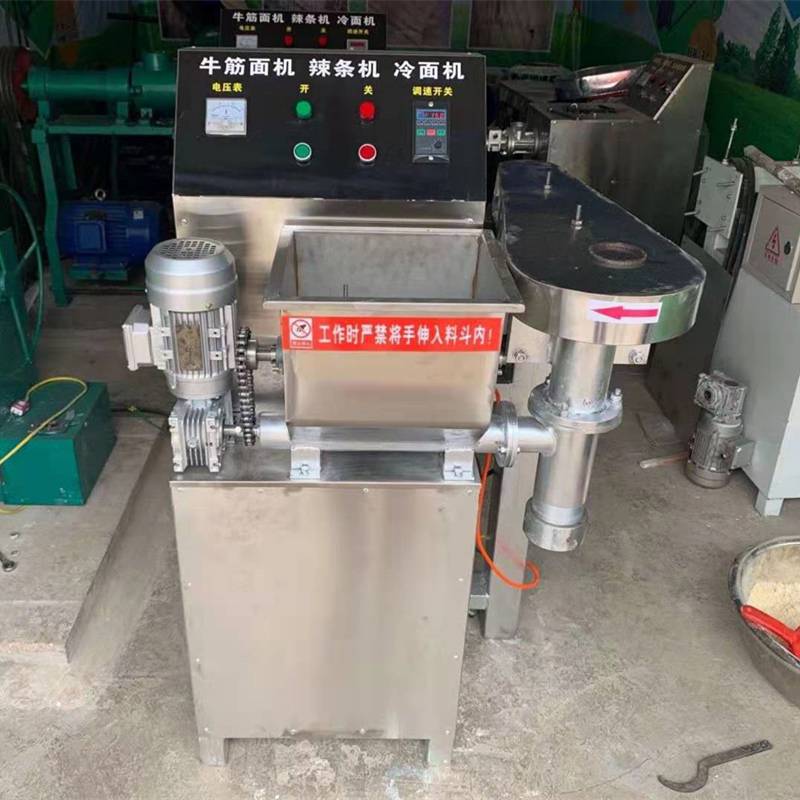自熟辣条机多功能牛筋面机器全自动牛筋面机价格