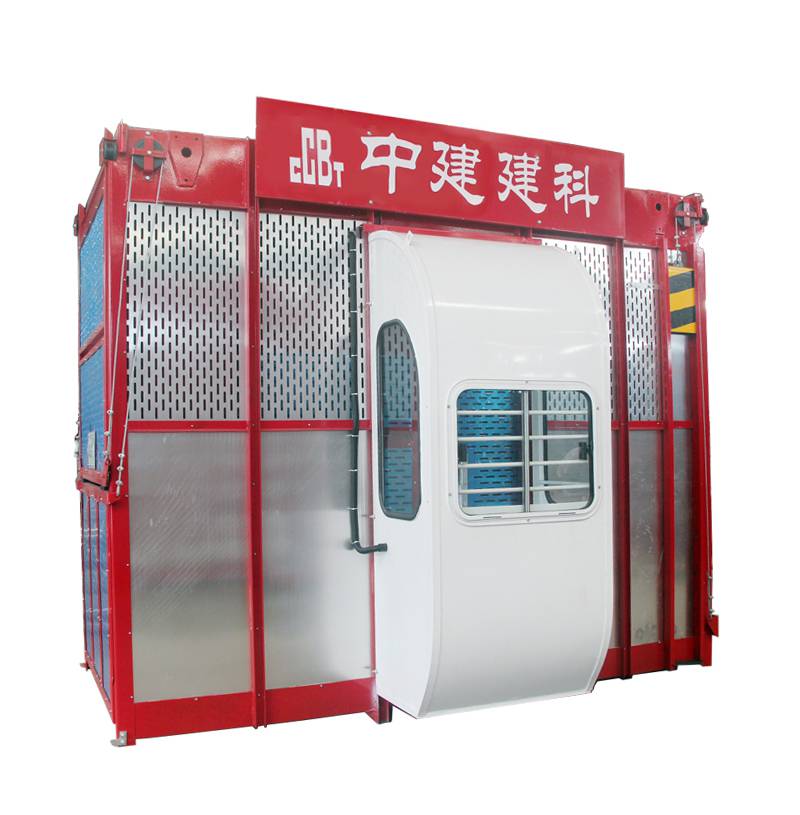 建筑电梯,施工货梯,配楼层呼叫器镀锌标准节