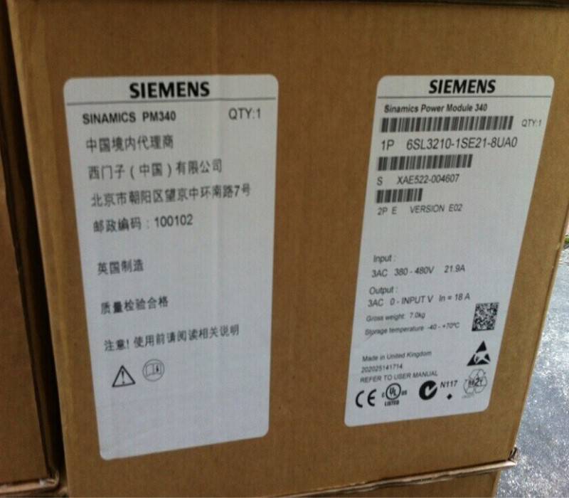西门子6SL3121-2TE13-0AA0现货包邮报价