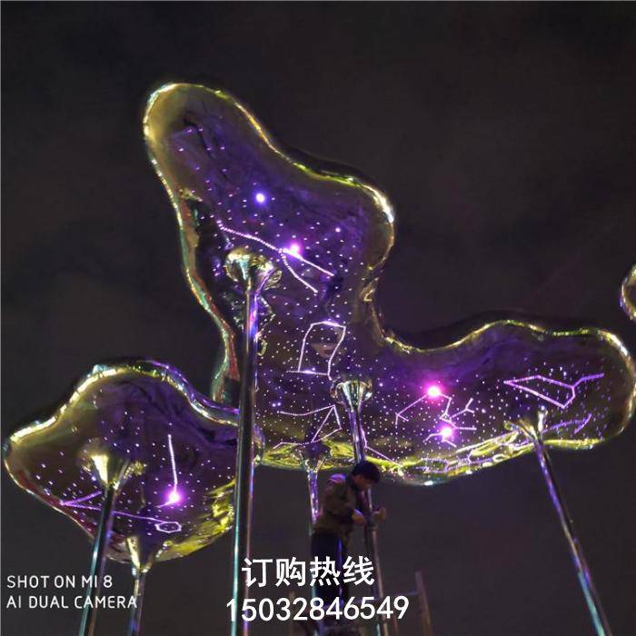 仿真立体祥云雕塑 欧式风格 灯光祥云雕塑厂家