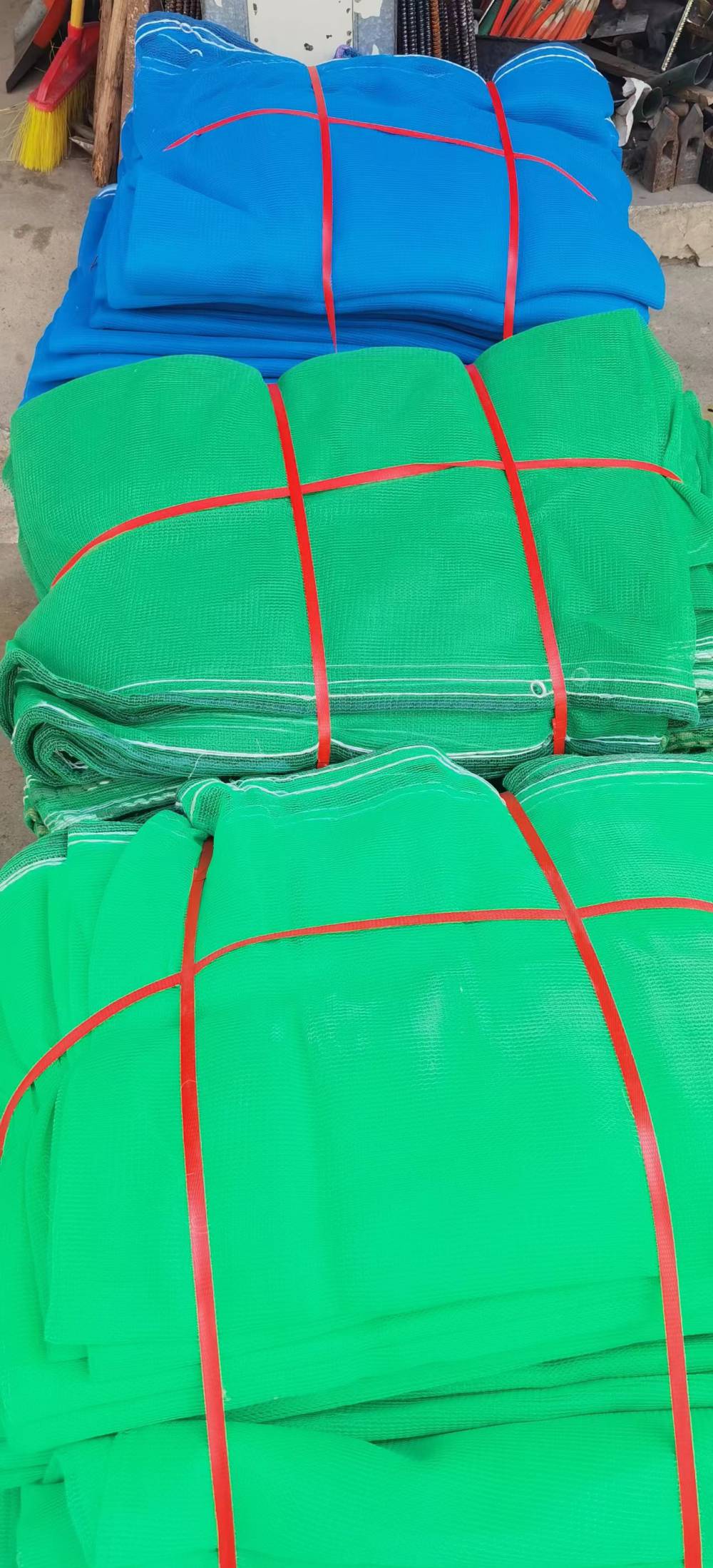 澜沧安全网—1.8*6m密目式建筑安全网-白色兜网平网