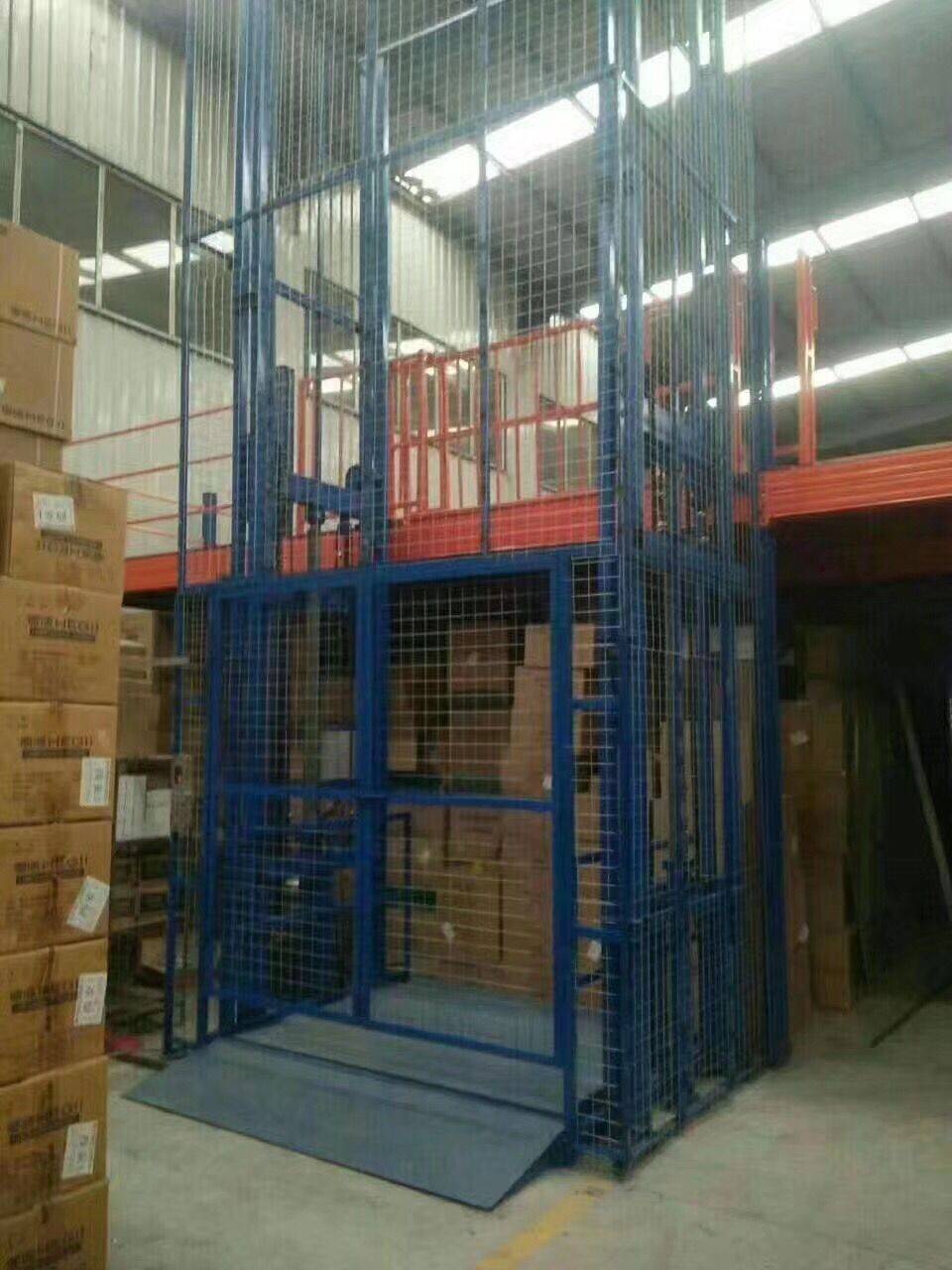 绍兴简易小型升降货梯电动升降平台货物提升机 仓库厂房*升降机杂货