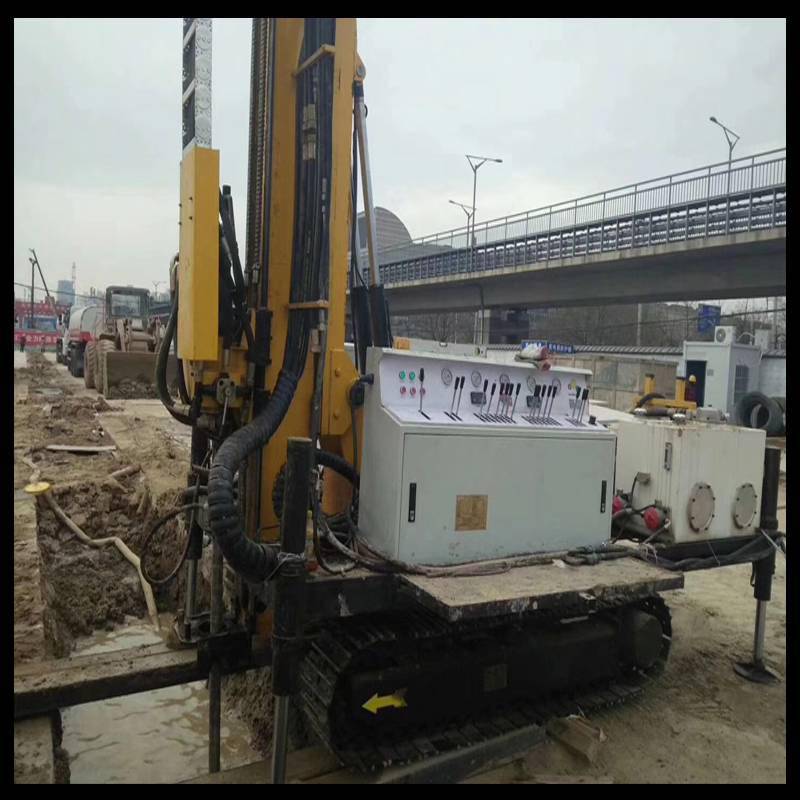 XPL-80A型高压旋喷桩机履带高压旋喷锚索钻机泵机55kw90kw大流量注浆泵(图1)
