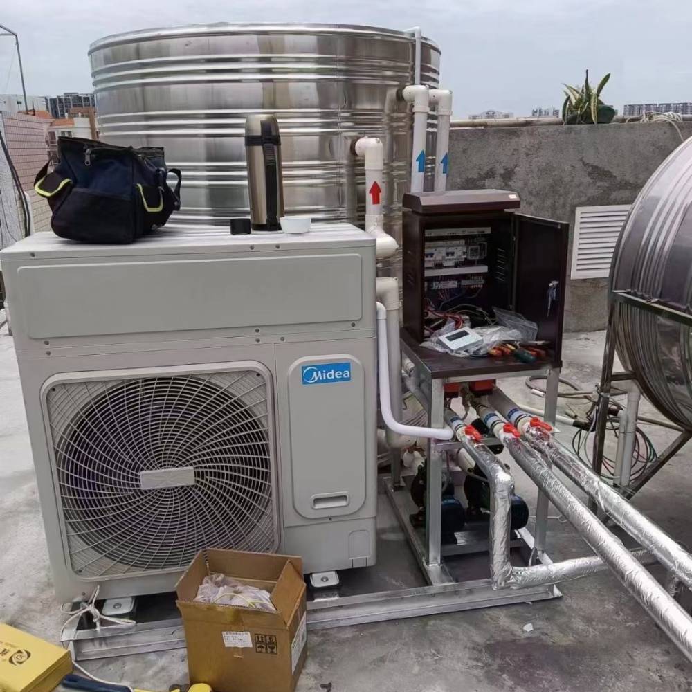 热水工程哪家好 空气源热水采暖系统