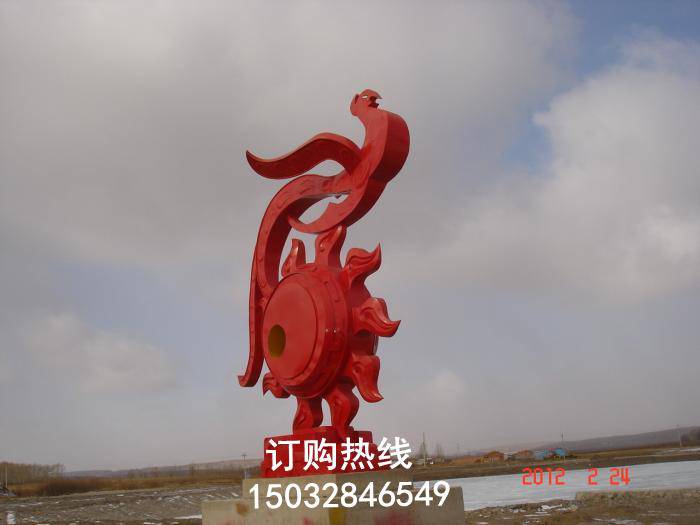 切面火凤凰雕塑厂家 街头雕塑 景观雕塑
