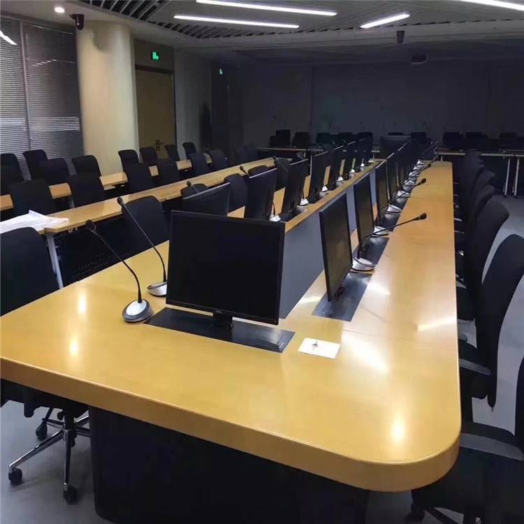 智能会议桌 升降器会议桌 现代简约会议桌 布兰斯 环保油漆