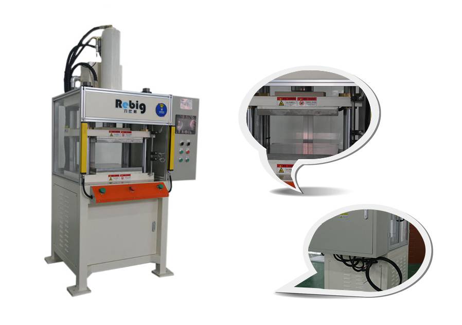【力比格新能电池芯片压合机四柱三板电锥热压机鼓包成型油压机 bg06r