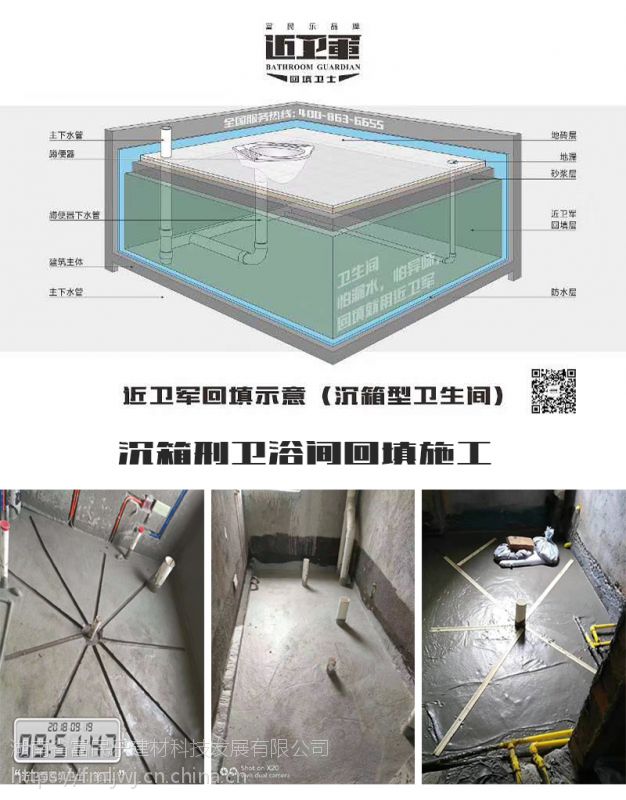 卫生间回填材料哪个好就选近卫军回填卫士防水防渗轻质环保全国招商