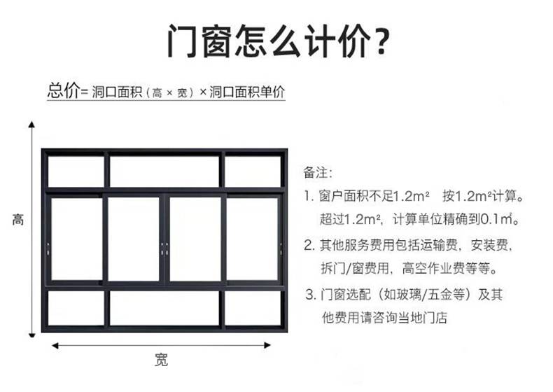 门窗80系列铝合金推拉窗威尔普斯断桥铝两轨推拉窗落地窗定制