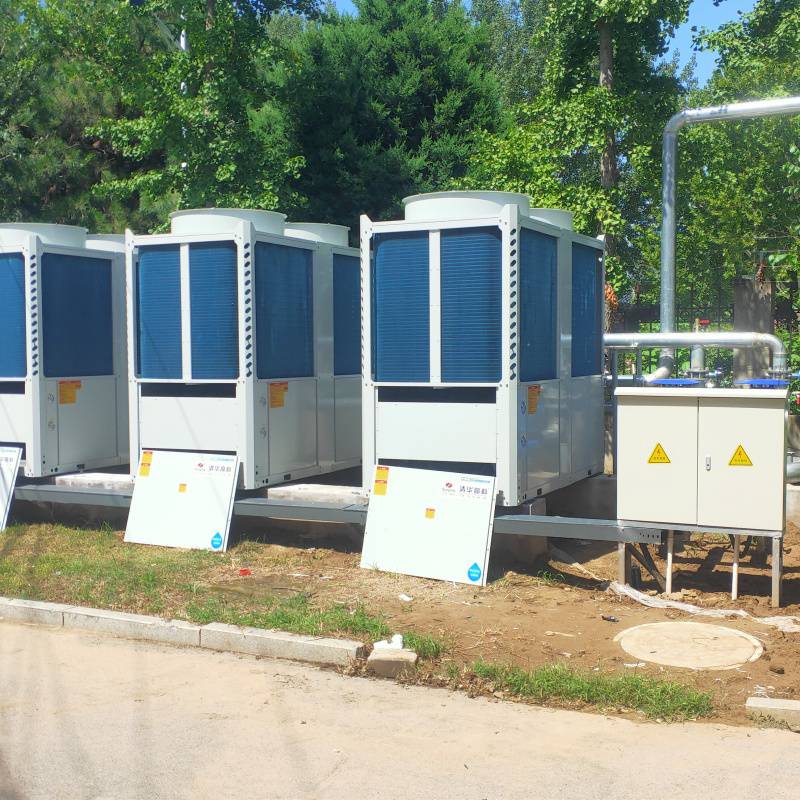 商用工程热水 太阳能+空气源热泵热水工程