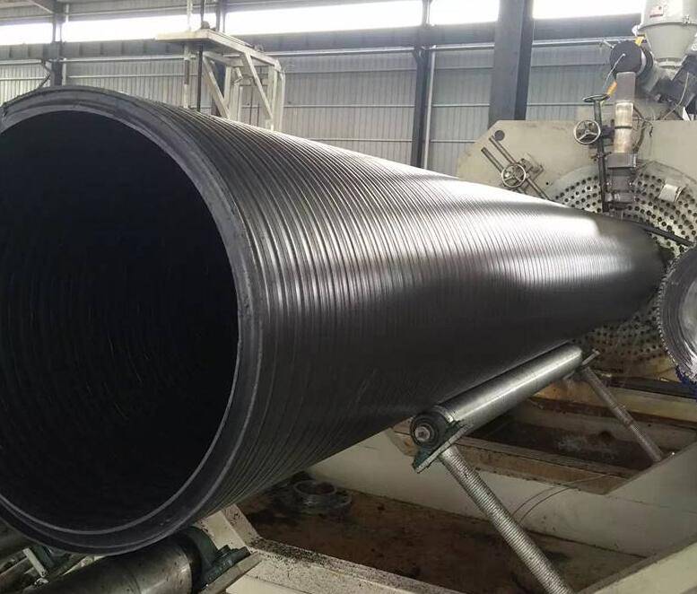 临沧市镇康县HDPE钢带增强波纹管-HDPE缠绕波纹管-钢带缠绕管