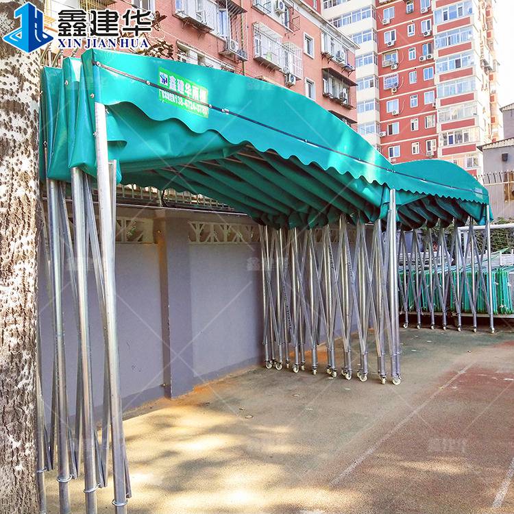定制大型推拉雨棚 工地电箱防雨棚 效果图 贡山