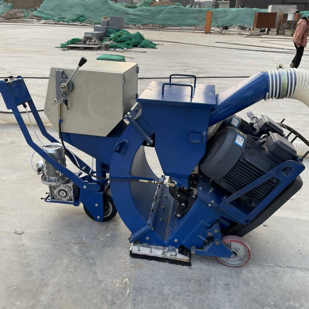 秦皇岛 双抛头路面抛丸机 地坪面防滑抛丸清理机 环保带除尘