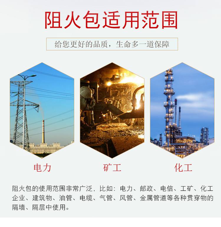 碩雪 電纜豎井封堵防火包DB-A1-FRB 防火枕電纜封堵用 規格尺寸
