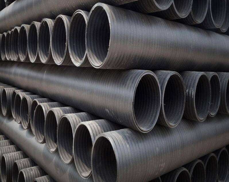 麻栗坡县HDPE钢带增强波纹管-HDPE缠绕波纹管-钢带缠绕管