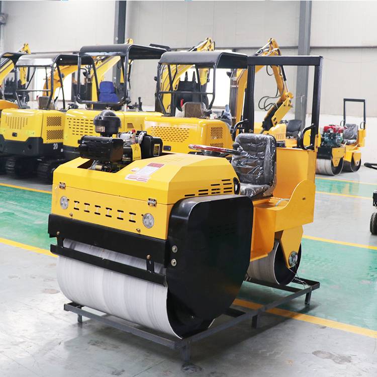 沃特重工小型压路机3吨震动单双钢轮手扶式座驾1吨2吨手推压土机