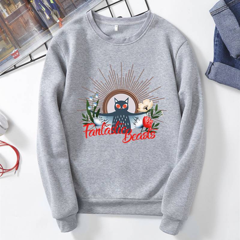 外套印花大码卫衣如何找货源厂家拿货大朗便宜女式套头毛衣