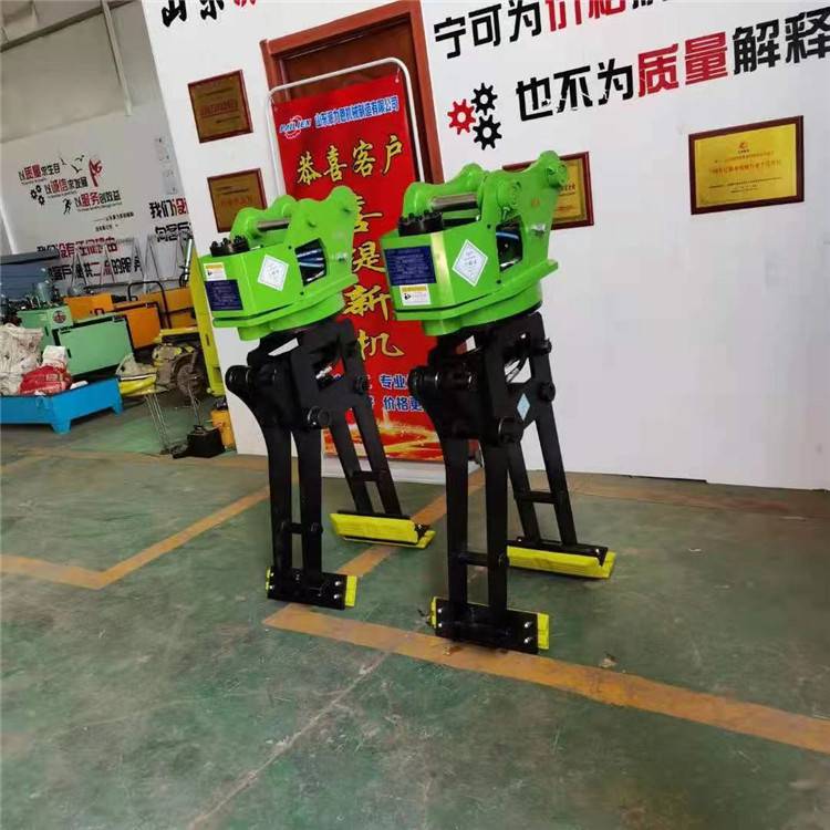 夹石头夹子 挖机改装路沿石夹具 路沿石安装简易设备 施工效率