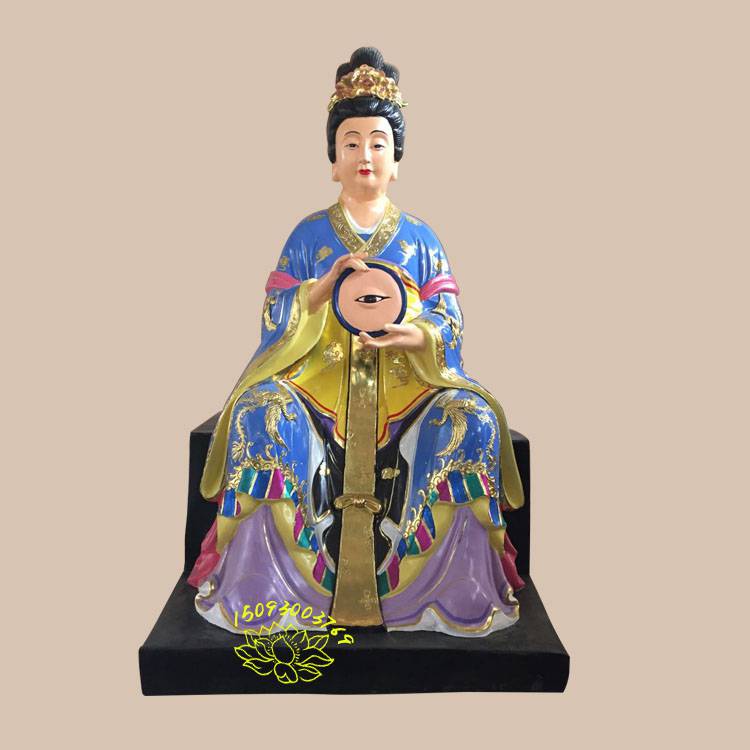 18米眼光娘娘神像树脂道教女神眼光圣母惠照明目元君佛像河南众缘