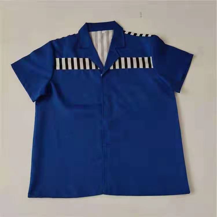 万圣节成人表演囚服识别服马甲影视拍戏扮演舞台夏装棉衣道具衣服