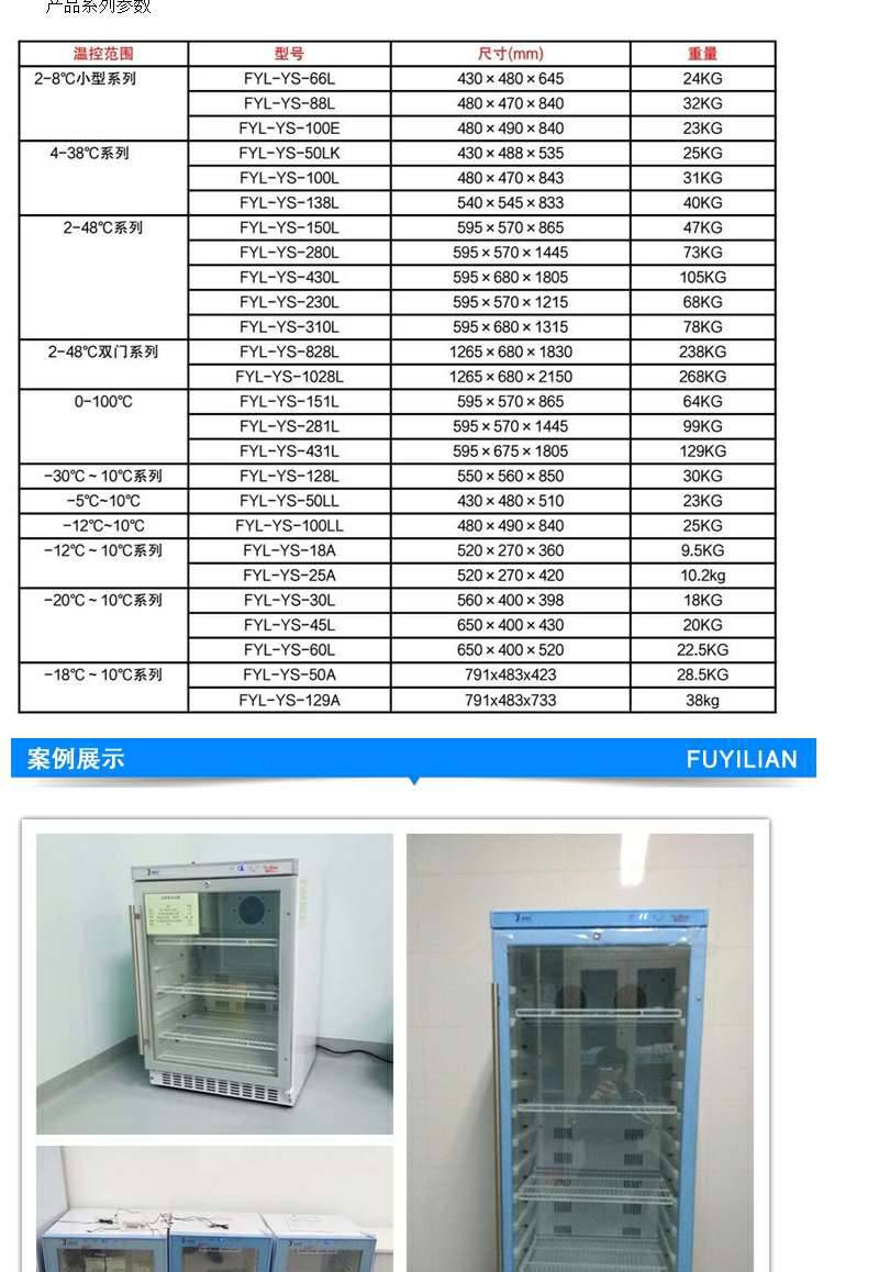 福意联 内嵌式***保温箱FYL-YS-280L 墙体嵌入型保温保冷柜