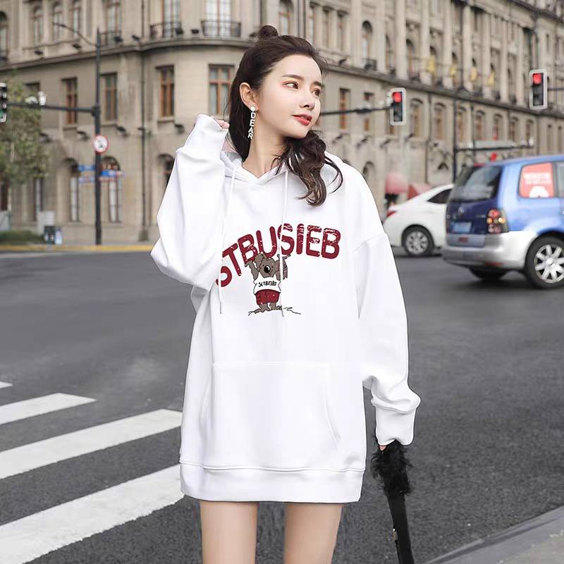 外套印花大码卫衣如何找货源厂家拿货大朗便宜女式套头毛衣