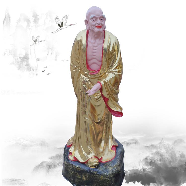 十八罗汉传说 十八罗汉***塑像 达摩祖师佛像厂家 十八***塑像厂家