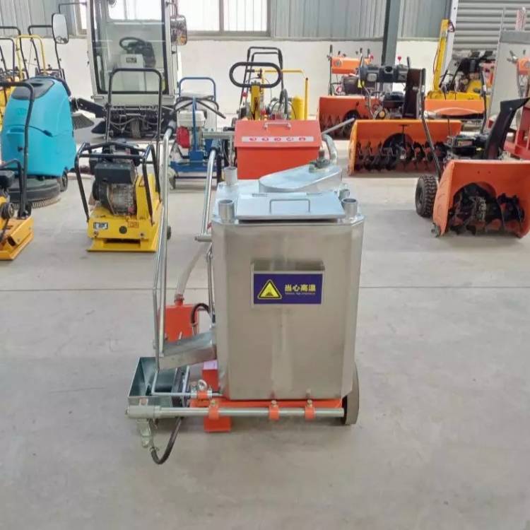 小型道路热熔划线机一体机公路冷喷汽油标线车马路震荡画线机