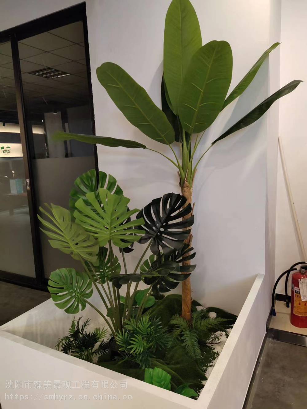 沈阳绿植造景假苔藓盆景铺面好吗仿真植物植物造景