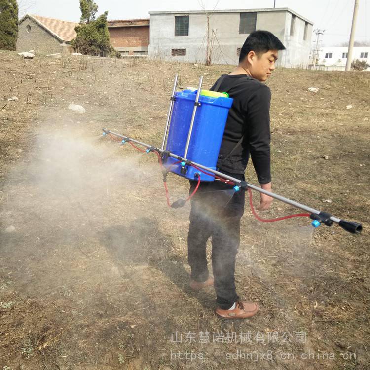 20l电动打药机背负式支架喷雾器长喷杆式打药壶慧诺