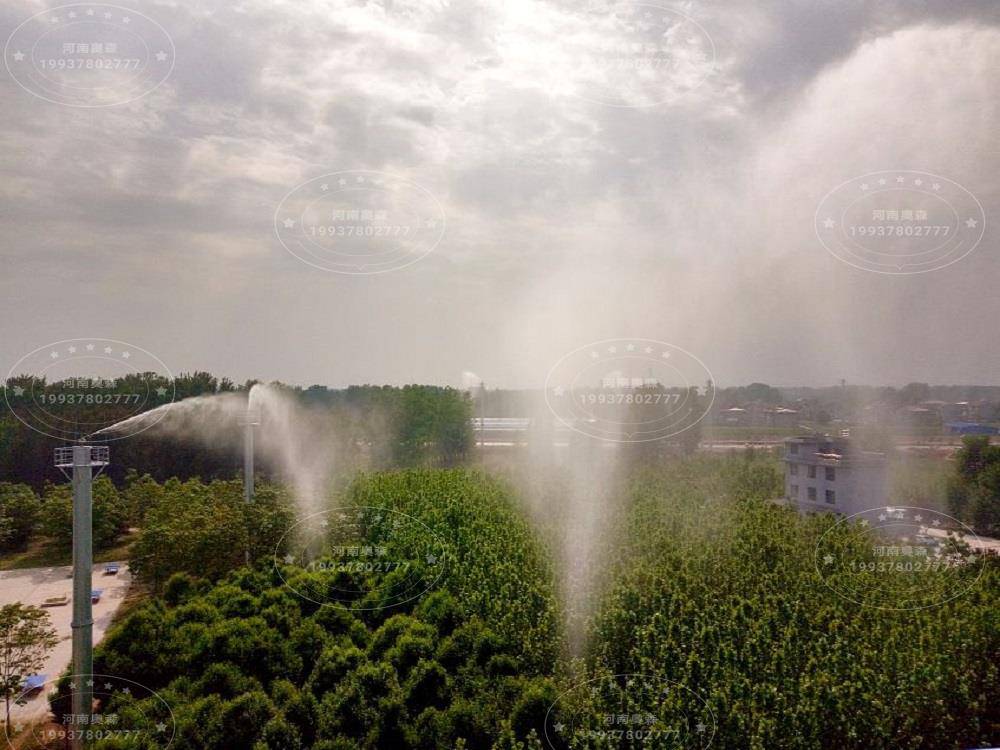 降尘雾桩,高空智能除尘雾桩,扬尘点喷雾除尘,环保雾桩价格