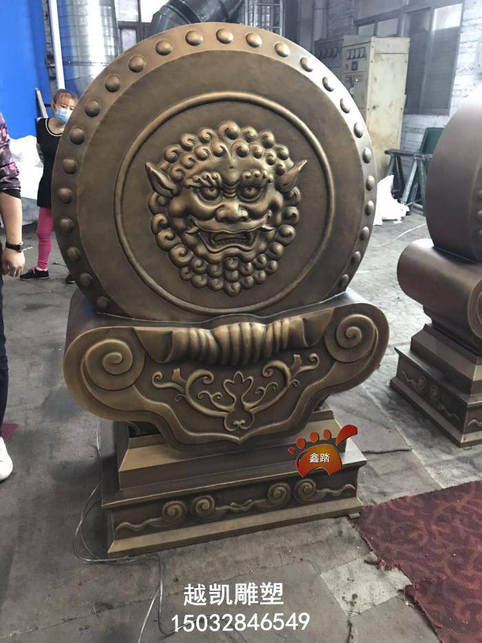 水景大鼓雕塑厂家  露天雕塑 透雕大鼓雕塑厂家 