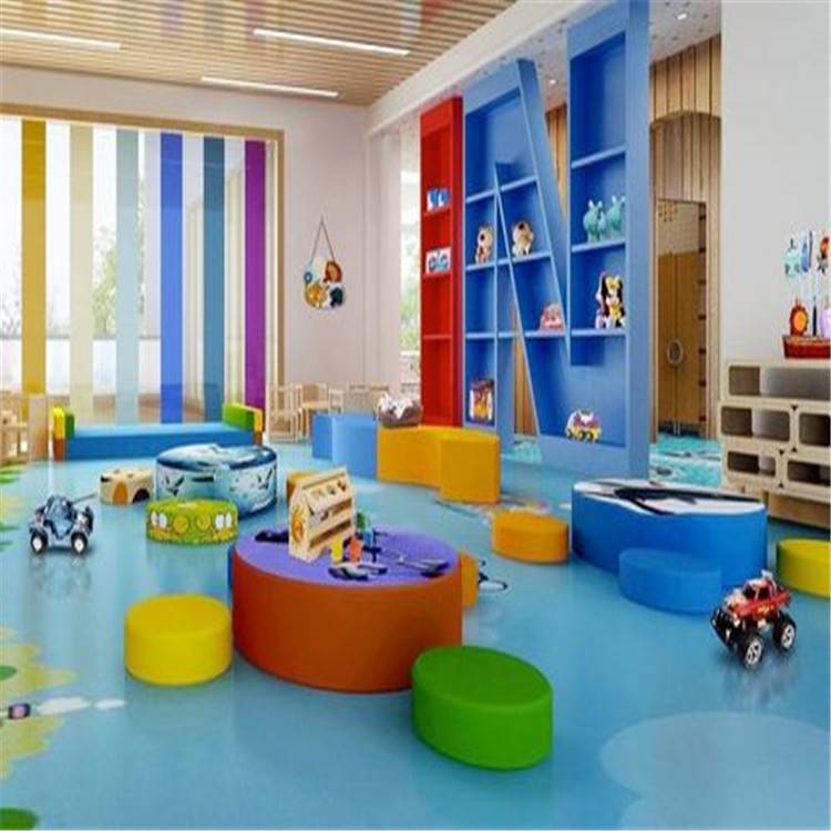 保定 学校教室塑胶地板 幼儿园塑胶地板 PVC卷材