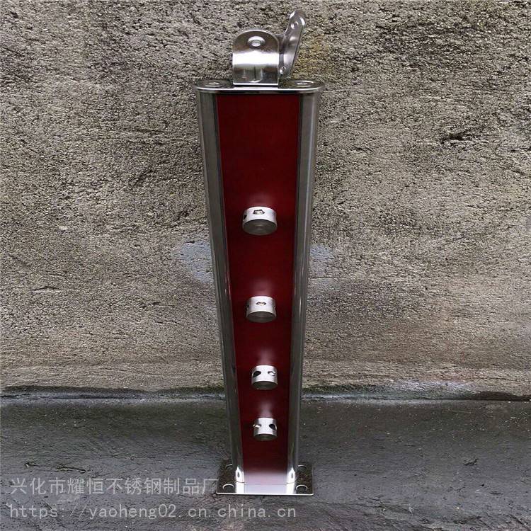 下沉广场 商场玻璃栏杆 泰州不锈钢立柱厂家 工厂激光加工