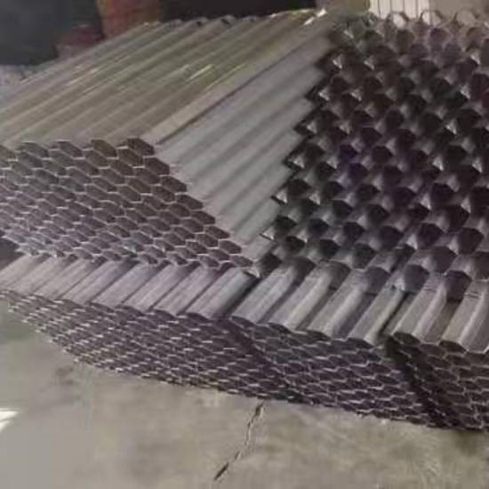 永新沉淀池斜管填料更换污水处理六角蜂窝玻璃钢现货批发