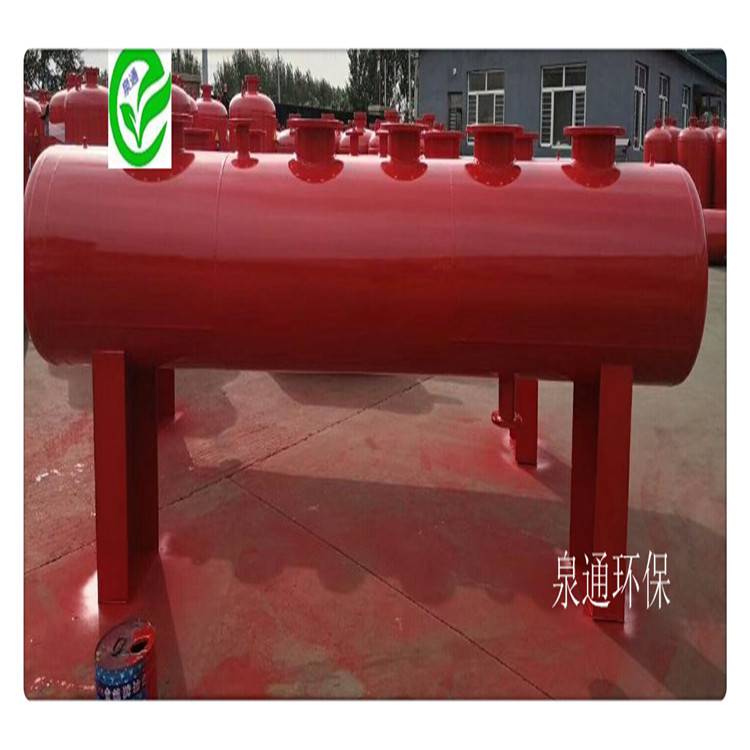 保定易县大型分集水器厂家采暖分集水器喷塑地暖分水器公司