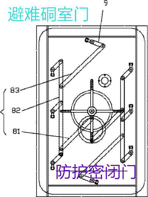 绥化抗冲击波活门避难硐室防护密闭门对照厂家量身定制