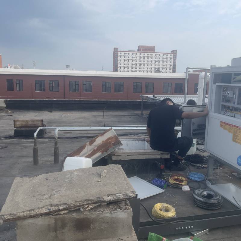 浴池电热水机组 空气源空气能热水工程厂家