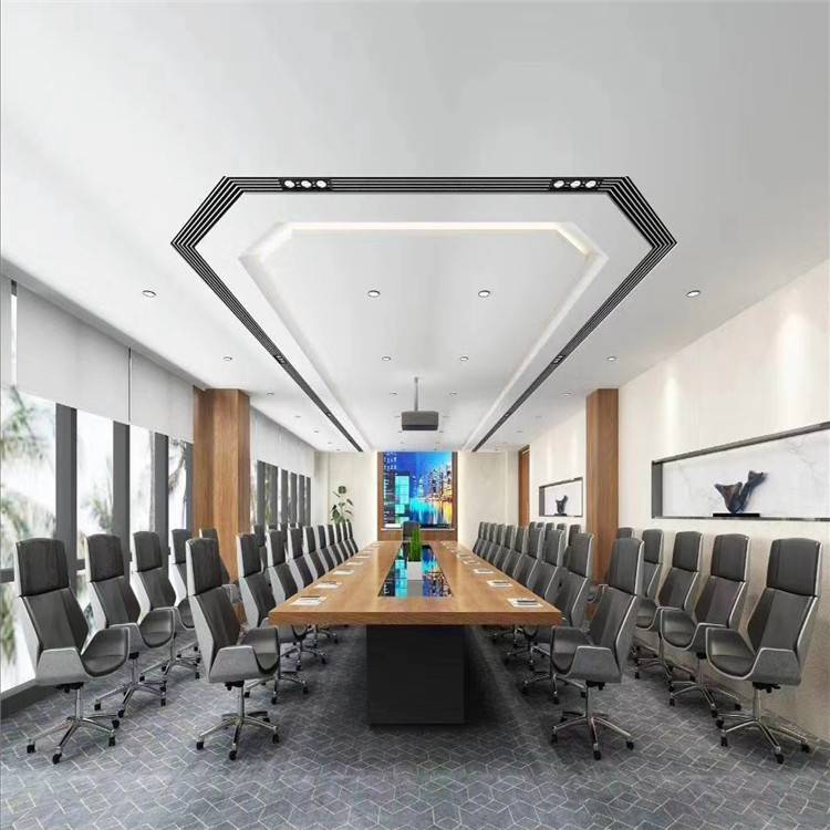 智能电动升降办公桌 开会桌 实用会议桌 布兰斯 环保油漆