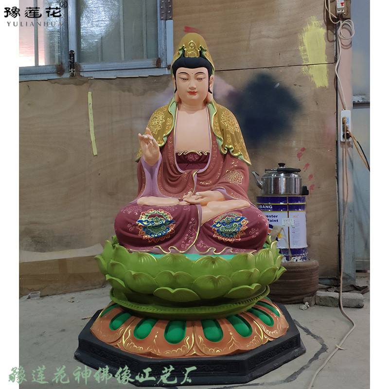 玻璃钢雕塑厂家 观音菩萨雕塑厂家 南海观音塑像 白衣观音佛像
