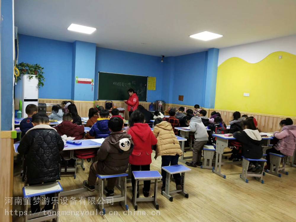 单双人中小学生学校课桌椅家用培训班辅导班学习桌写字桌