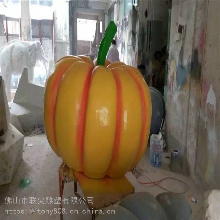 广东玻璃钢水果景观雕塑仿真蔬菜玻璃钢雕像