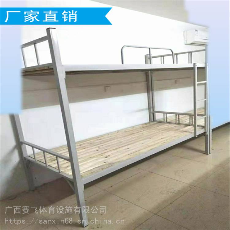 桂林龙胜上下铺铁床参数|公寓床设计厂家批发